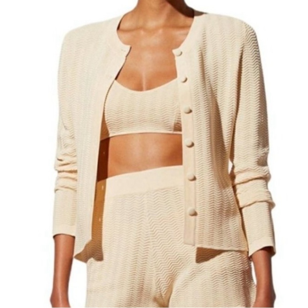 NWT SOLID & STRIPED THE MILA CARDIGAN in
OATMEAL Size XS